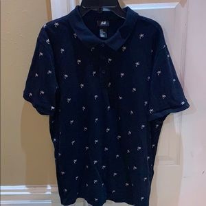 Palm tree polo shirt